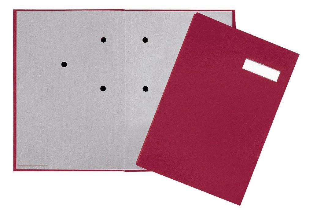 Pagna 24191-11 cartella Cartoncino Tessuto Rosso A4 (Pagna - signaturbog)-6