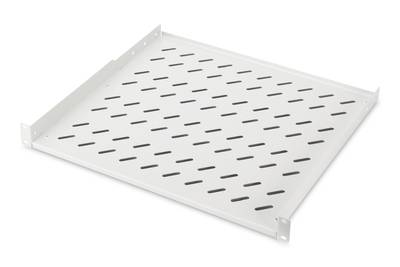 DIGITUS RM Fachboden fest 1HE 400mm bis 15kg, grau, perforiert-4