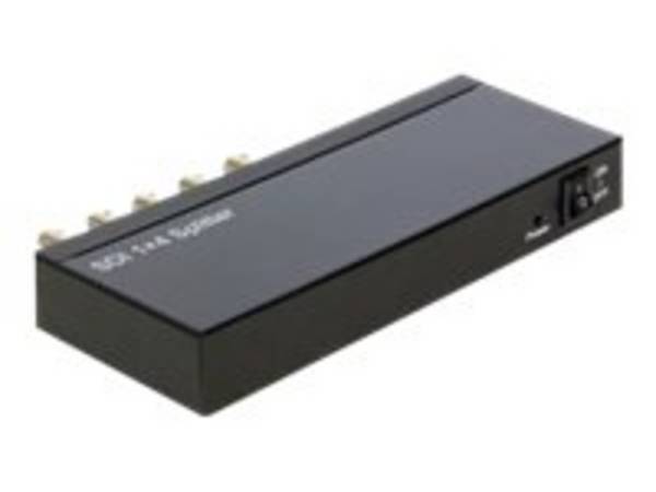 DeLock - Video-Schalter - 4 x 3G-SDI - Desktop (93250)