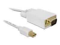 DeLOCK 2m mini DP/VGA VGA (D-Sub) Bianco-0
