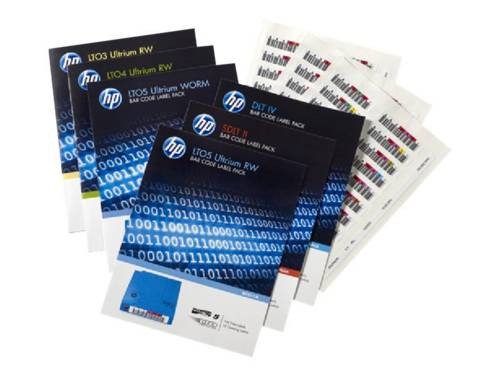 Hewlett Packard Enterprise HPE Ultrium 6 RW Bar Code Label Pack - Strichcodeetiketten - für StoreEver MSL2024, MSL4048,