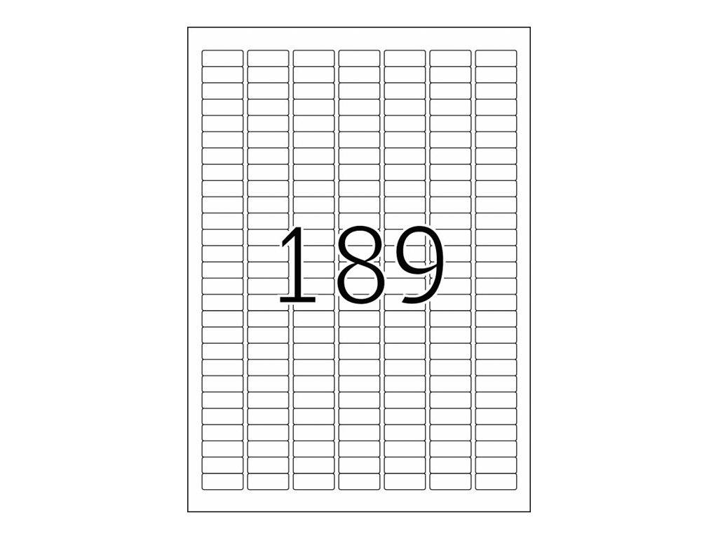 HERMA SuperPrint LaserCopy - Folienetiketten - Silber - 25 x 10 mm - 4725 Stck. (25 Bogen x 189) (4220)-5
