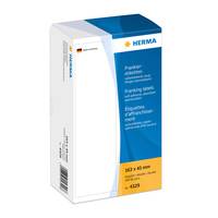 HERMA Franking labels - Self-adhesive franking labels - weiß - 163 x 45 mm - 500 Etikett(en) (250 Bogen x 2) (4329)-4