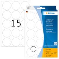 Etichette foil HERMA chiusura label.ÃƒÆ’32,trasp. 32,0 x 32,0 mm Trasparente-8
