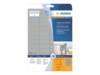 HERMA SuperPrint LaserCopy - Selbstklebende matte Polyesterfolienetiketten - Silber - 45,7 x 21,2 mm - 1200 Stck. (25 Bo