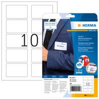 HERMA Special Name/textile - Acetatseide - selbstklebend, entfernbarer Klebstoff - weiß - 50 x 80 mm 200 Etikett(en) (20-6