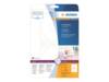 HERMA Special - Permanent selbstklebende, matte, lichtundurchlässige CD/DVD-Papieretiketten - weiß - 166 mm rund - 50 Et