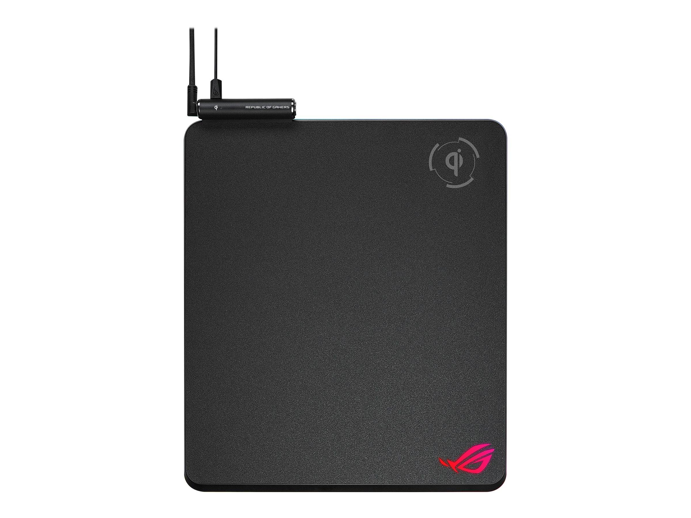ASUS ROG Balteus Qi Tappetino per mouse per gioco da computer Nero-0
