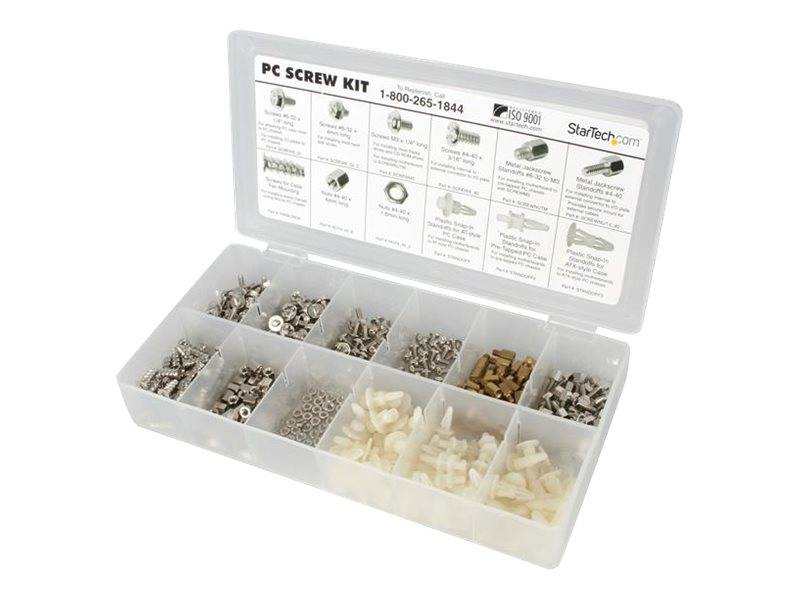 StarTech.com Kit assortimento di viti PC Deluxe - Viti, dadi e separatori-0