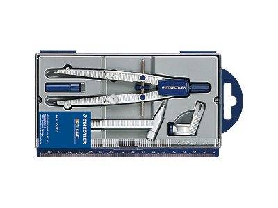 Staedtler 55002 compasso Argento (STAEDTLER Schulzirkel Noris Club 550 0)-0