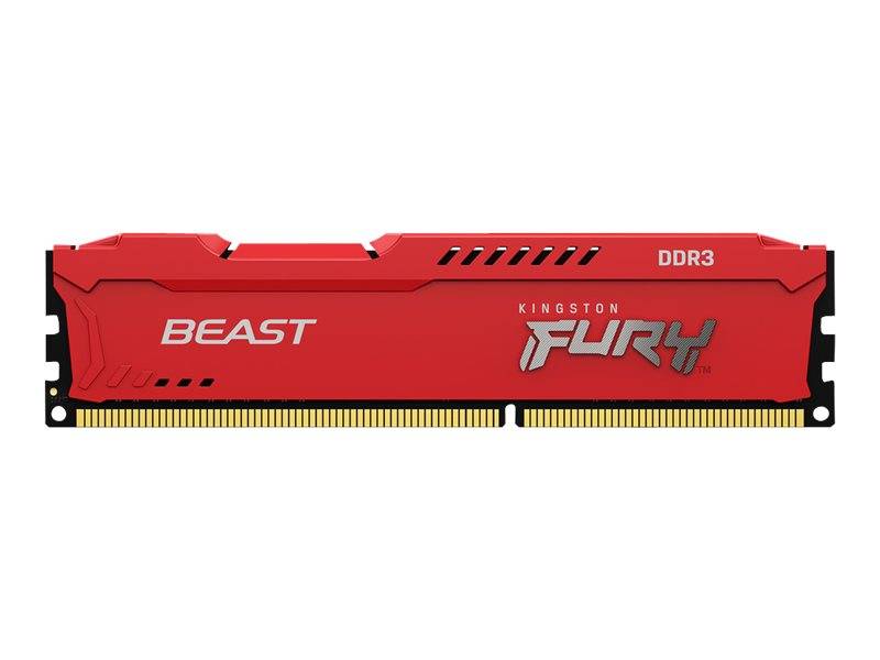 Kingston FURY Beast Modulo di memoria PC DDR3 8 GB 1 x 8 GB 1866 MHz 240pin DIMM CL10 KF318C10BR/8-1