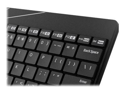 Rapoo 8000M - Tastatur-und-Maus-Set - kabellos - 2.4 GHz, Bluetooth 4.0, Bluetooth 3.0 - Schwarz-5