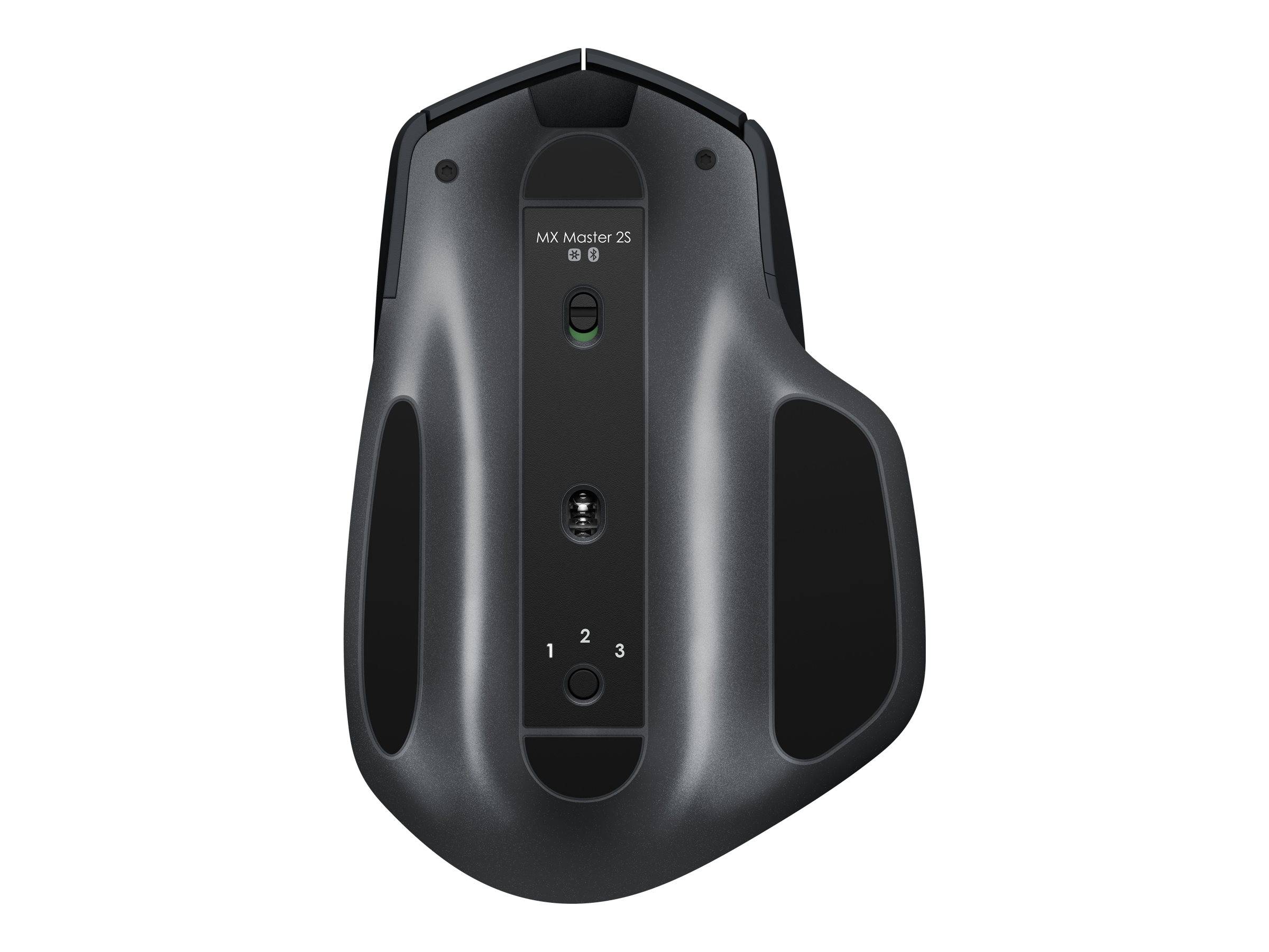 Logitech Logitech MX Master 2S - Maus - Laser - 7 Tasten Mouse ergonomico Senza fili (radio) Laser Multicolore 5 Tasti 4-8