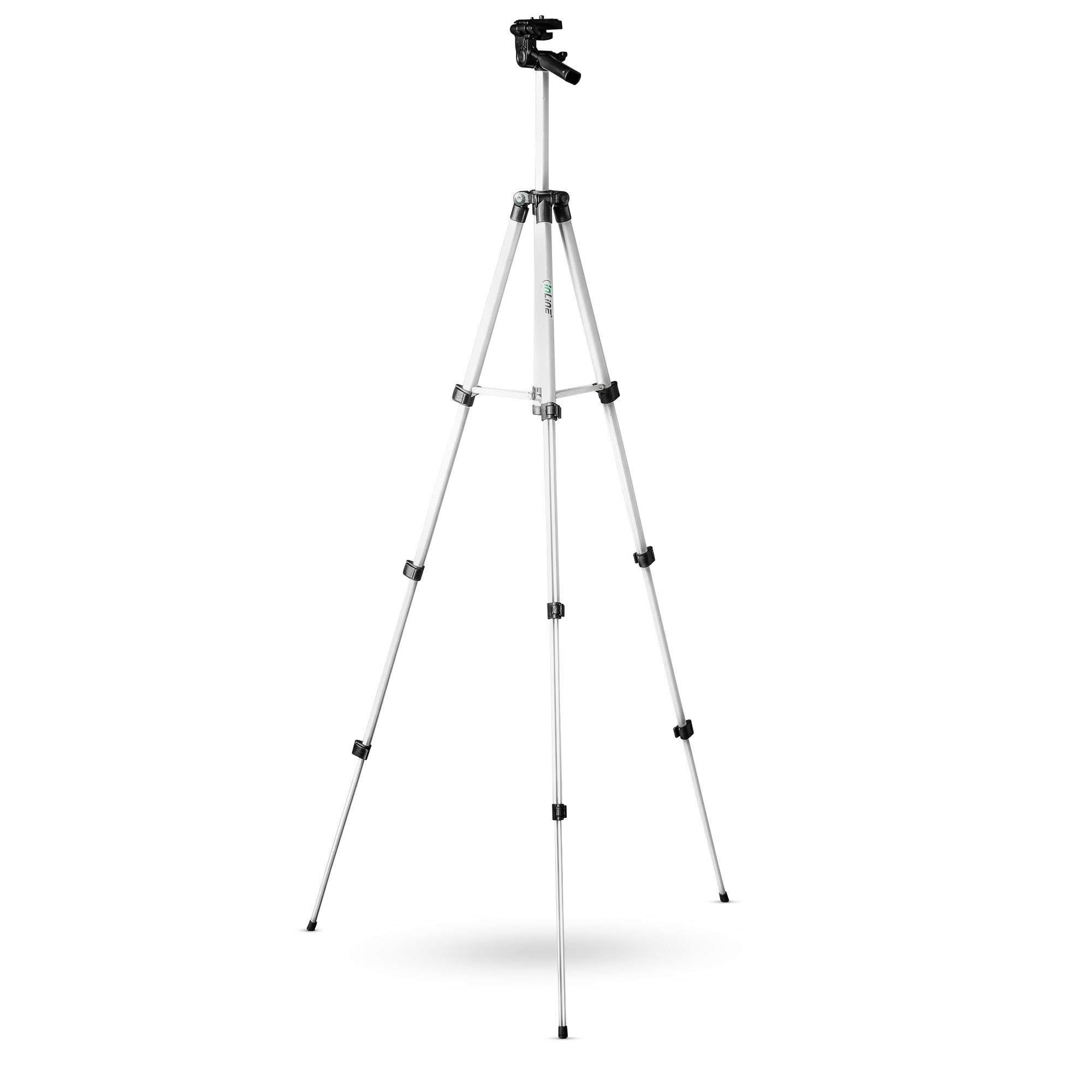 inLine Ministativo Altezza operativa=36 - 130 cm Argento Livella a bolla-7