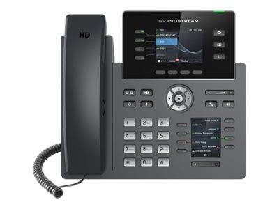 - HD audio, handset and speakerphone with support for wide-band audio- 4 line keys with up to 4 SIP accounts, 8MPK exten-0