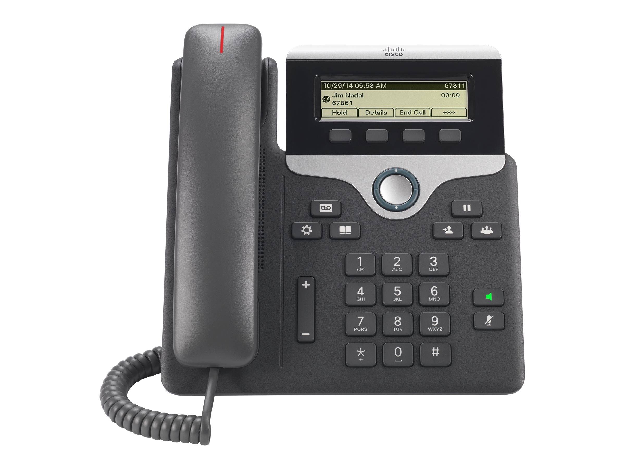Cisco ip phone 7811 telefono voip sip, srtp 2 x ethernet 10base-t/100base-tx nero-0
