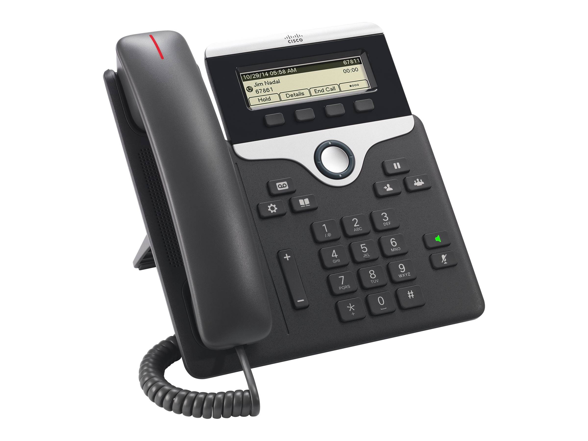 Cisco ip phone 7811 telefono voip sip, srtp 2 x ethernet 10base-t/100base-tx nero-5