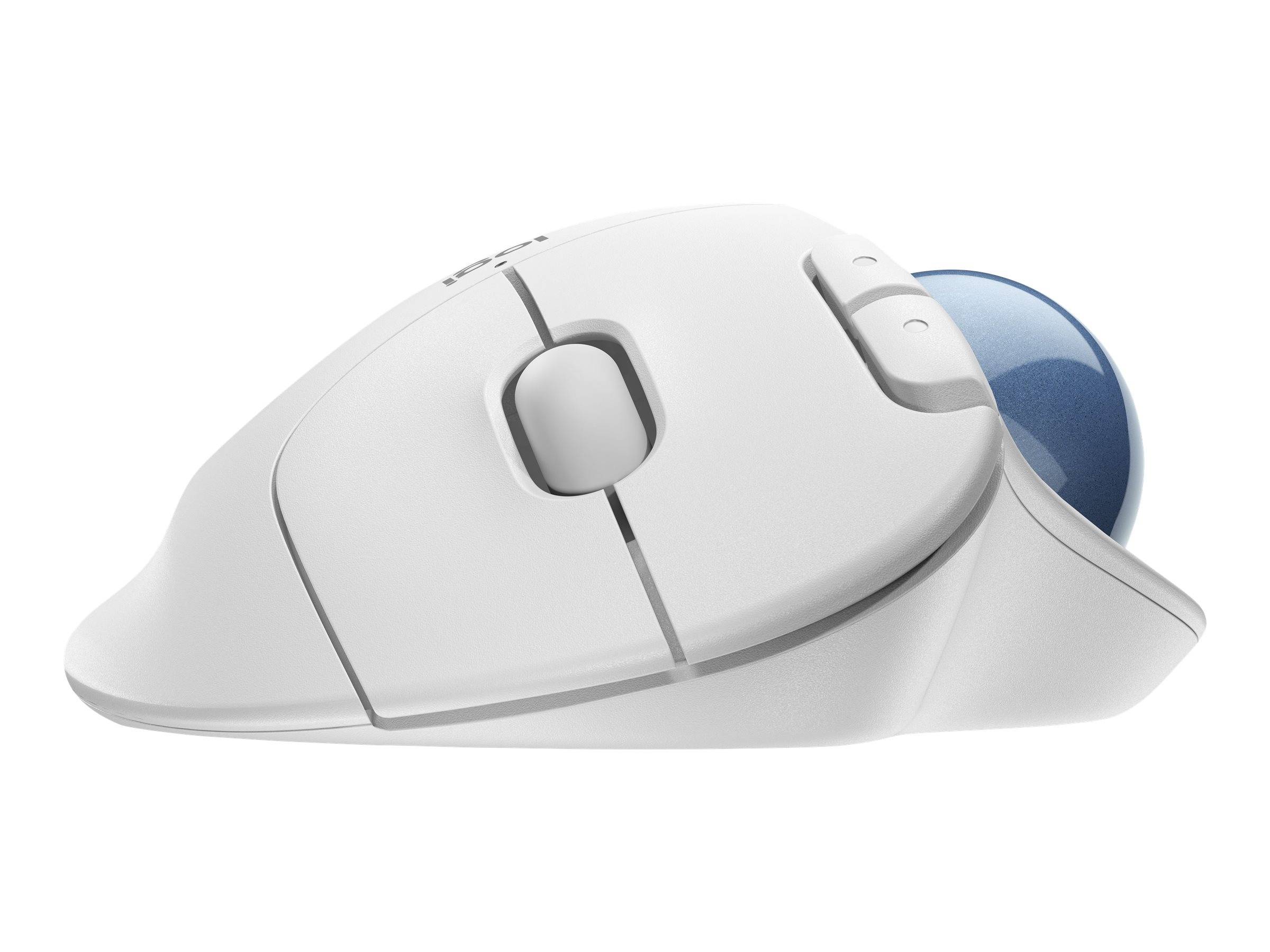 Logitech ERGO M575 Trackball Senza fili (radio) Ottico Bianco 5 Tasti 2000 dpi Ergonomico-6
