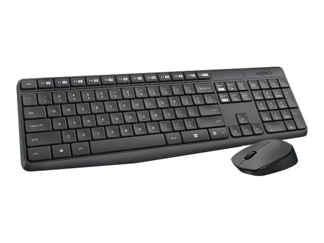 Logitech MK235 tastiera RF Wireless Ceco Nero-7