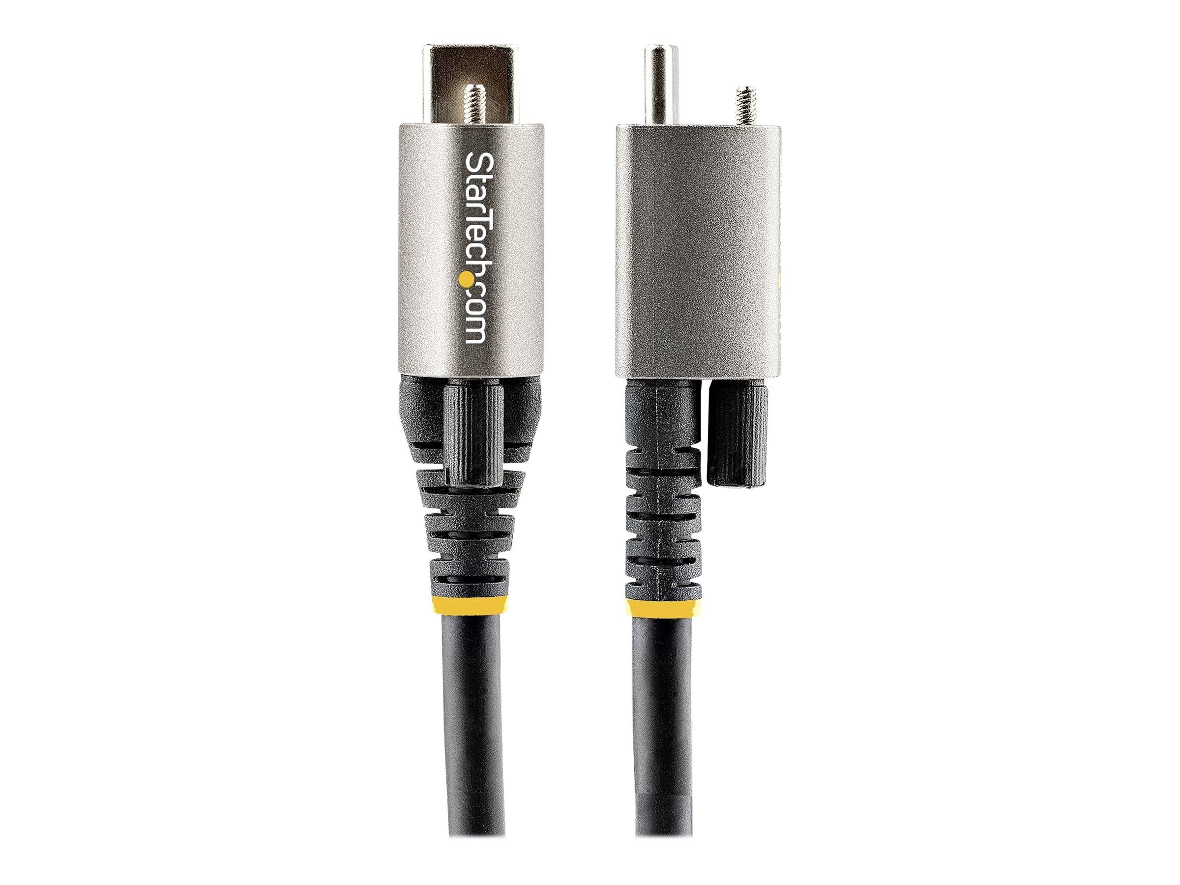 StarTech.com Cavo USB-C con viti di bloccaggio superiori da 1m - Cavo da USB-C a-4