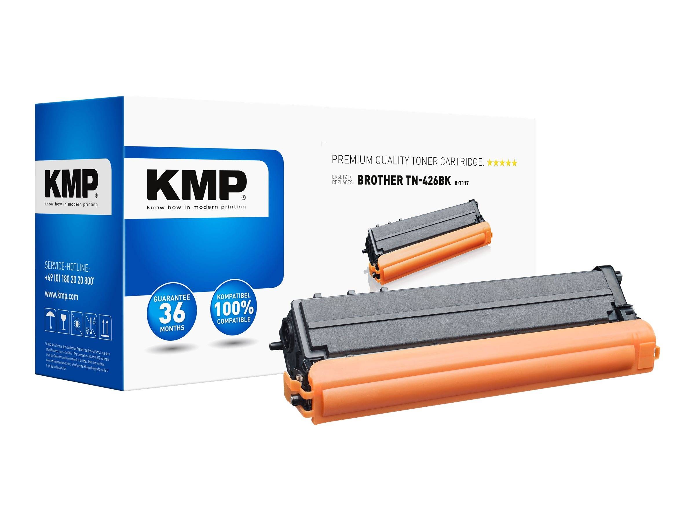 Toner KMP B-T117 nero compatibile con Brother TN-426BK-0