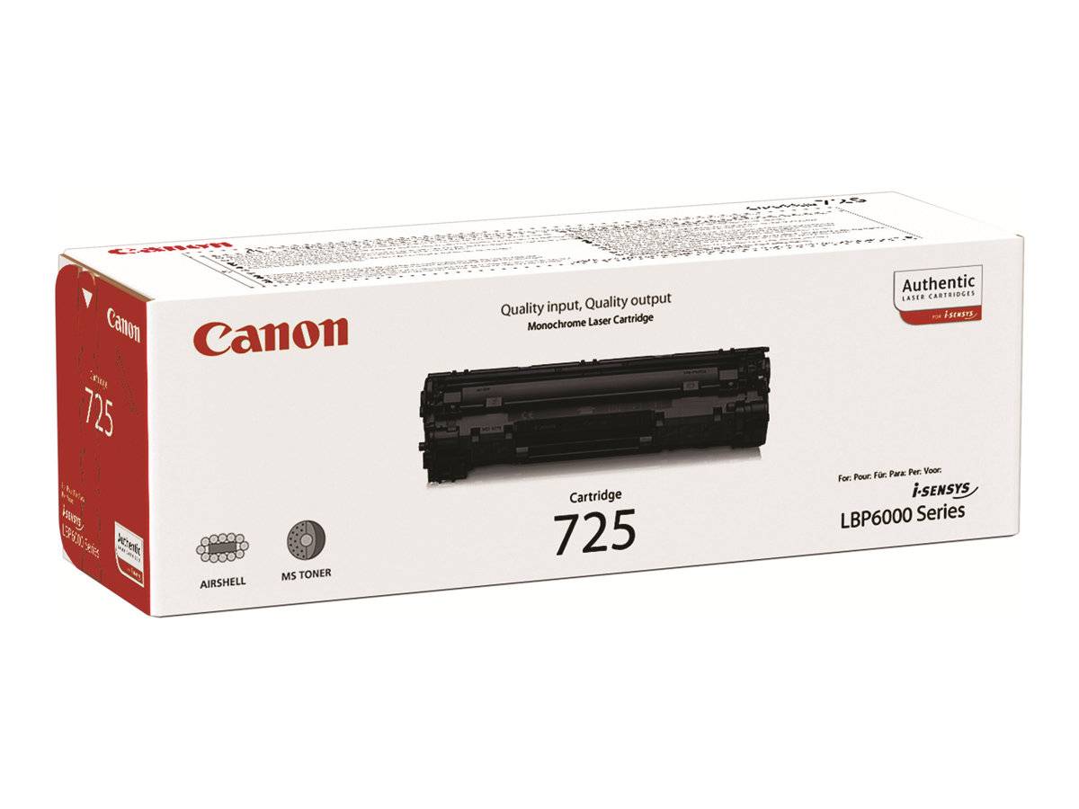 Canon Toner 725 Originale Modulo singolo Nero 1600 pagine 3484 B 002-7