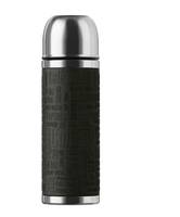 Emsa Senator Sleeve, nero, boccette sottovuoto da 0,5 L, acciaio inossidabile, 8 x 8 x 24 cm-0
