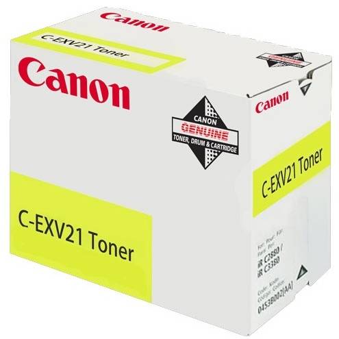 Canon C-EXV21 cartuccia toner 1 pz Originale Giallo 0455B002-4
