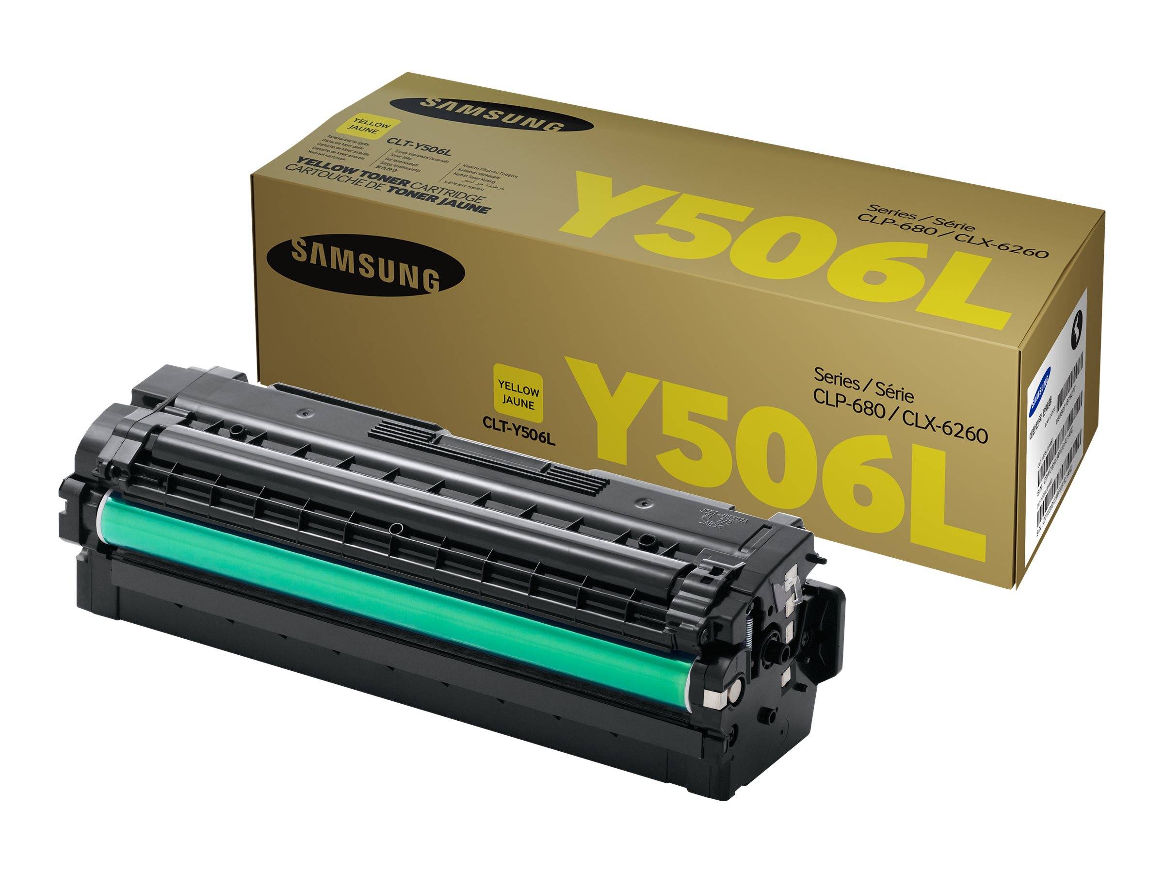 ORIGINAL Samsung toner giallo CLT-Y506L SU515A 3500 Seiten-0