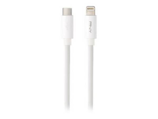 PNY C-TC-LN-W01-10 cavo Lightning 3 m Bianco (PNY Lightning-kabel - Lightning / USB)