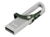 hama USB 2.0 Speicherstick FlashPen "Hook-Style", 32 GB aus Metall, Lesegeschwindigkeit: 15 MB/Sek., Übertragungs- - 1 S