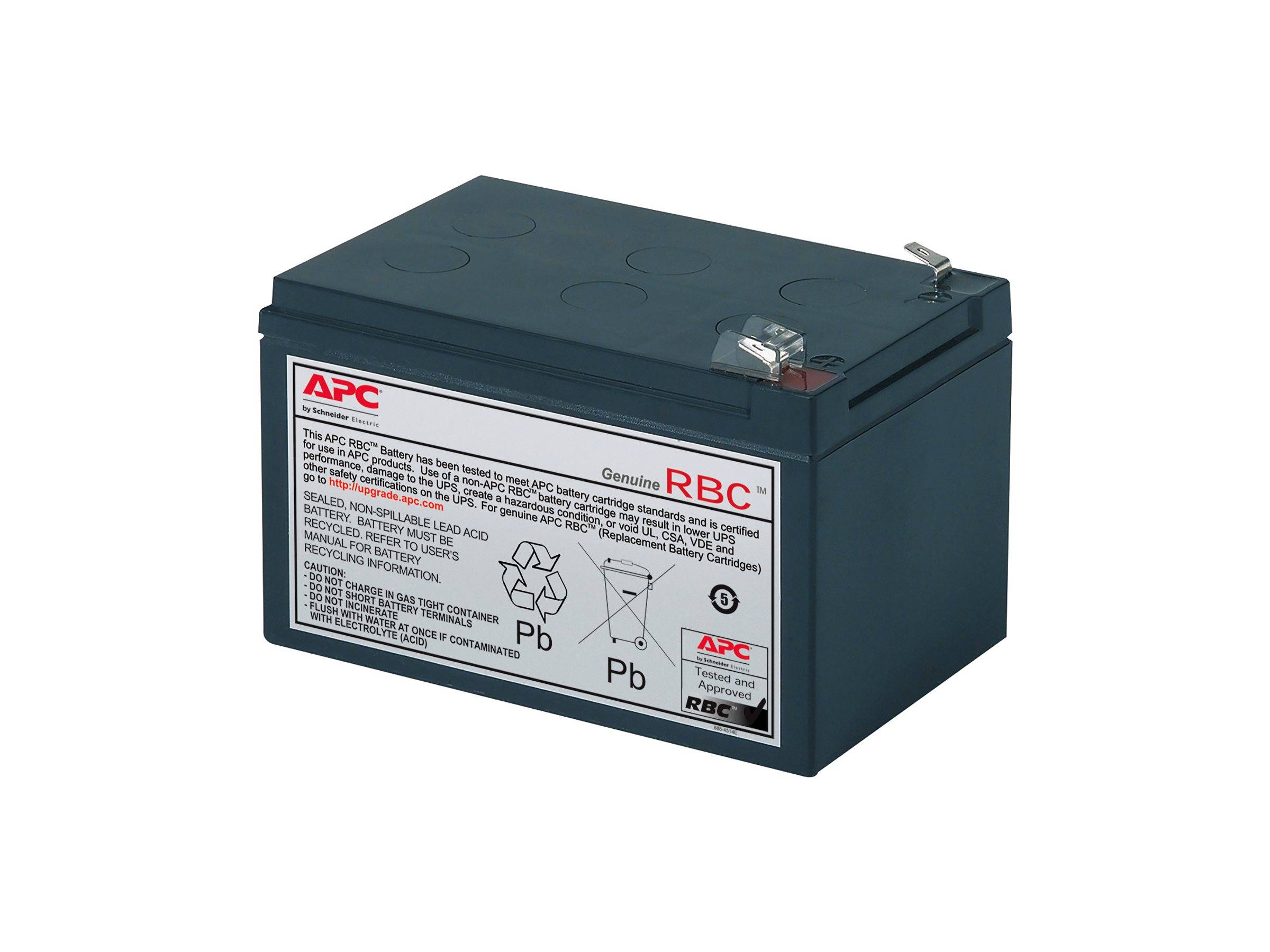 APC RBC4 BATTIA UPS ACIDO PIOMBO (VRLA)-5