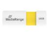 MediaRange MR972 unità flash USB 16 GB USB tipo A 2.0 Bianco, Giallo (MediaRange - USB flashdrive - 16 GB)