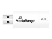 MediaRange MR972 unità flash USB 16 GB USB tipo A 2.0 Bianco, Giallo (MediaRange - USB flashdrive - 16 GB)-3