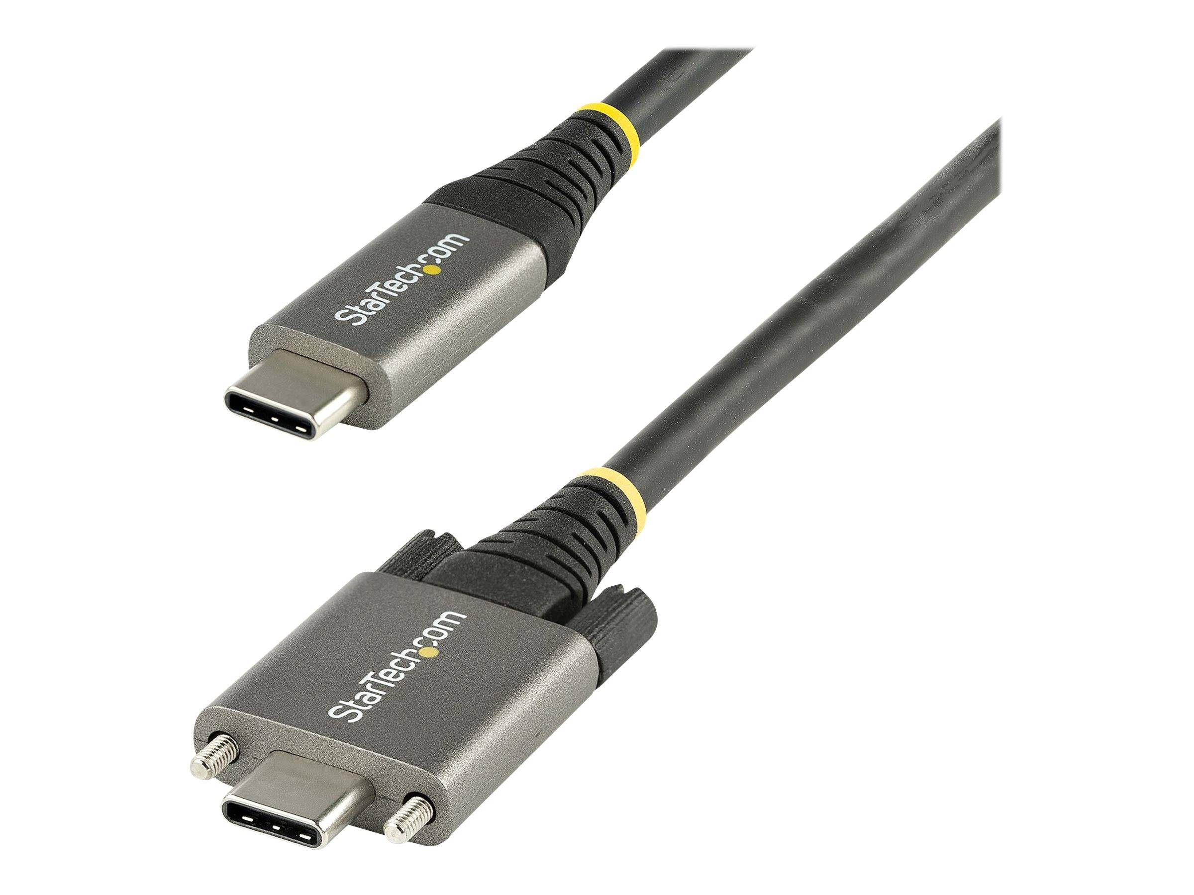 StarTech.com Cavo USB-C con viti di bloccaggio laterali da 1m - Cavo da USB-C a-0