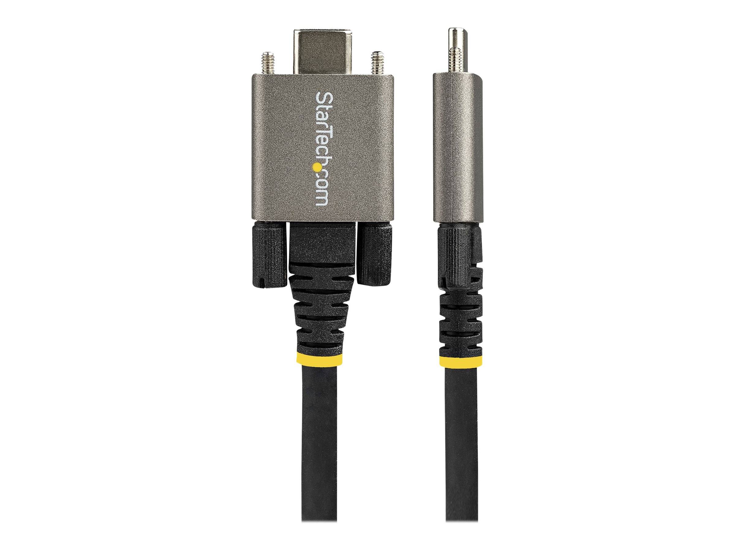 StarTech.com Cavo USB-C con viti di bloccaggio laterali da 1m - Cavo da USB-C a-1