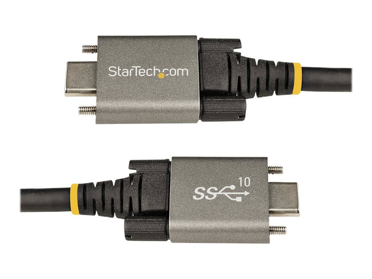 StarTech.com Cavo USB-C con viti di bloccaggio laterali da 1m - Cavo da USB-C a-2