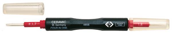 Cacciavite in ceramica per trimmer Officina e meccanica C.K Dimensione (Cacciavite): PH 0 Lunghezza della lama: 15 mm