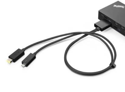 Lenovo Cavo USB Thunderbolt™ 3 0.67 m Nero 4X90U90616-7