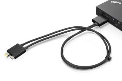 Lenovo Cavo USB Thunderbolt™ 3 0.67 m Nero 4X90U90616-8