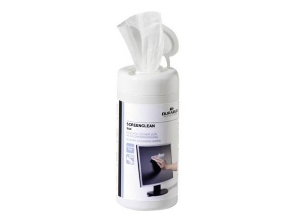 DURABLE Screenclean Box - Reinigungstücher (Wipes) (Packung mit 100)