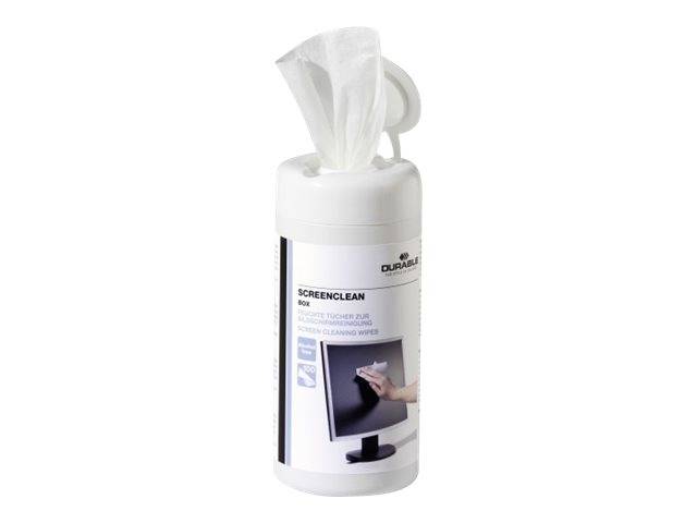 DURABLE Screenclean Box - Reinigungstücher (Wipes) (Packung mit 100)-0