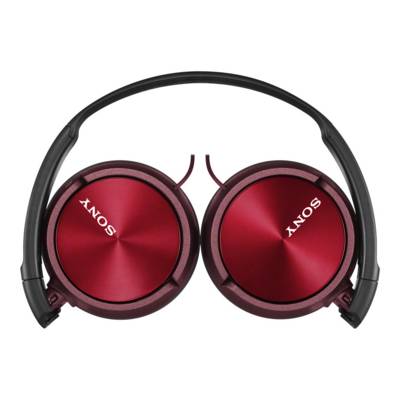 Sony Sony MDR-ZX310AP - ZX Series - Kopfhörer mit Mikrofon On Ear cuffia auricolare via cavo Stereo Rosso headset con mi-1
