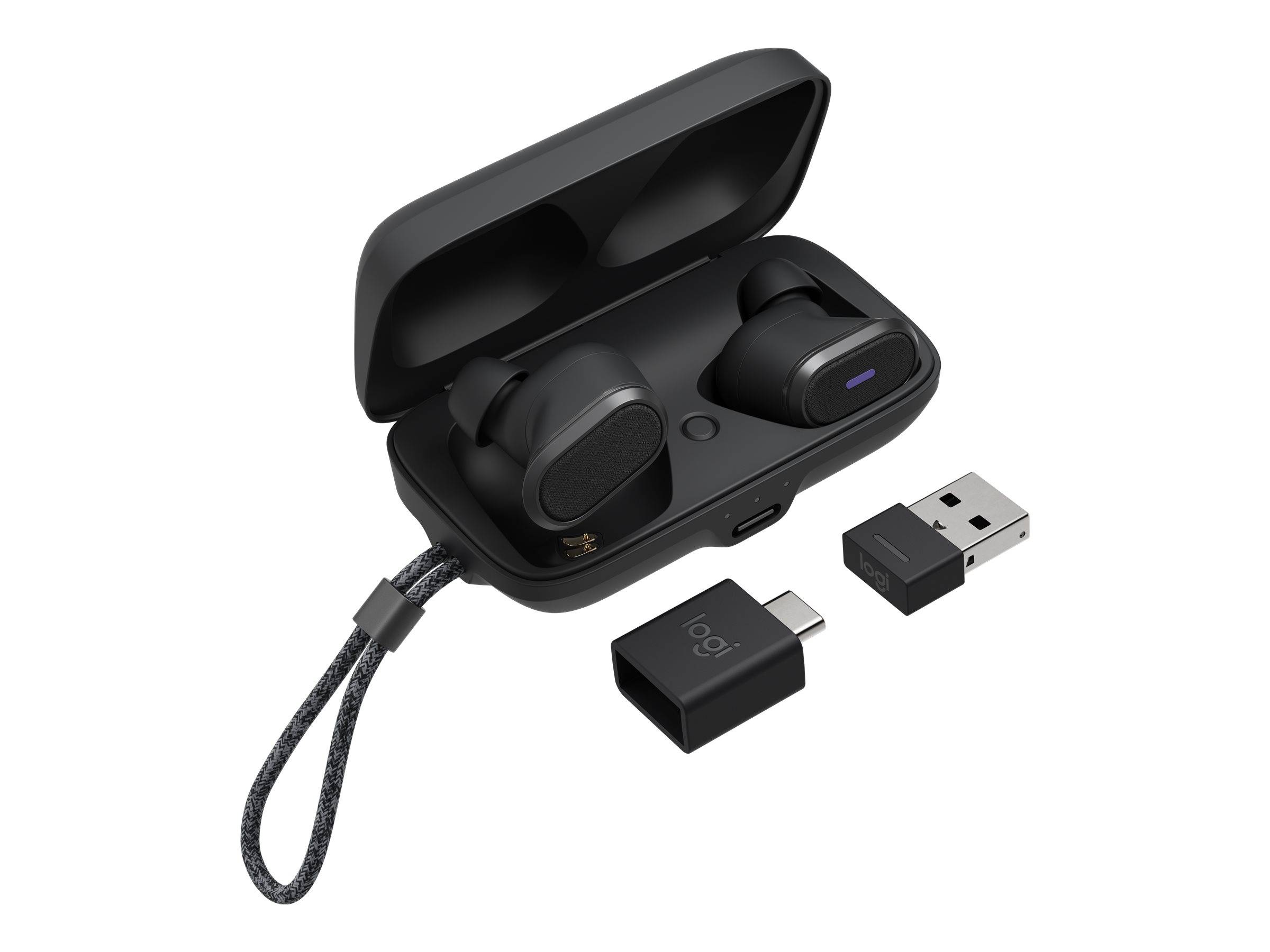 Logitech Zone Auricolare True Wireless Stereo (TWS) In-ear Musica e Chiamate Bluetooth Grafite-1