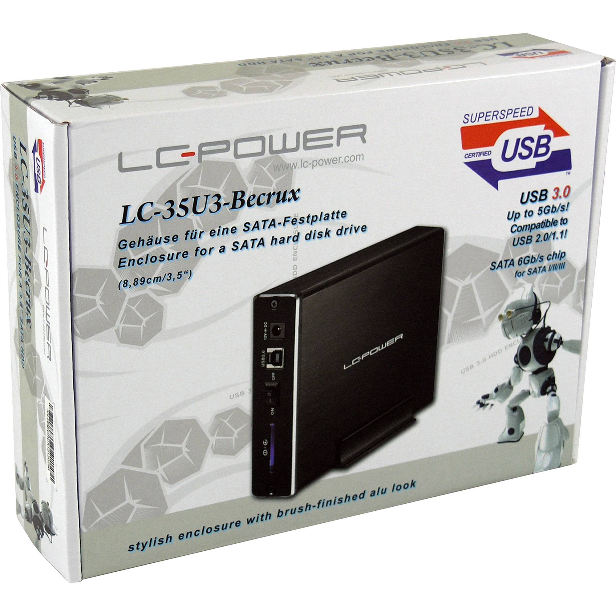 LC-Power LC-35U3-Becrux Nero 3.5 (USB Gehuse SATA-HDD 3.5Alu USB3.0 LC-POWER)-3