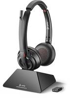 Plantronics Savi W8220 Telefono Cuffie On Ear DECT Stereo Nero Eliminazione del rumore Muto-3