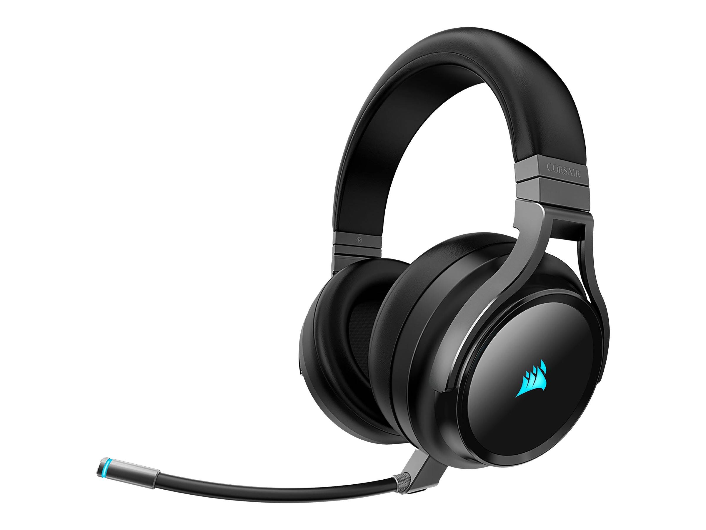 Corsair Virtuoso RGB Auricolare Con cavo e senza cavo A Padiglione Gaming USB tipo A Carbonio-0