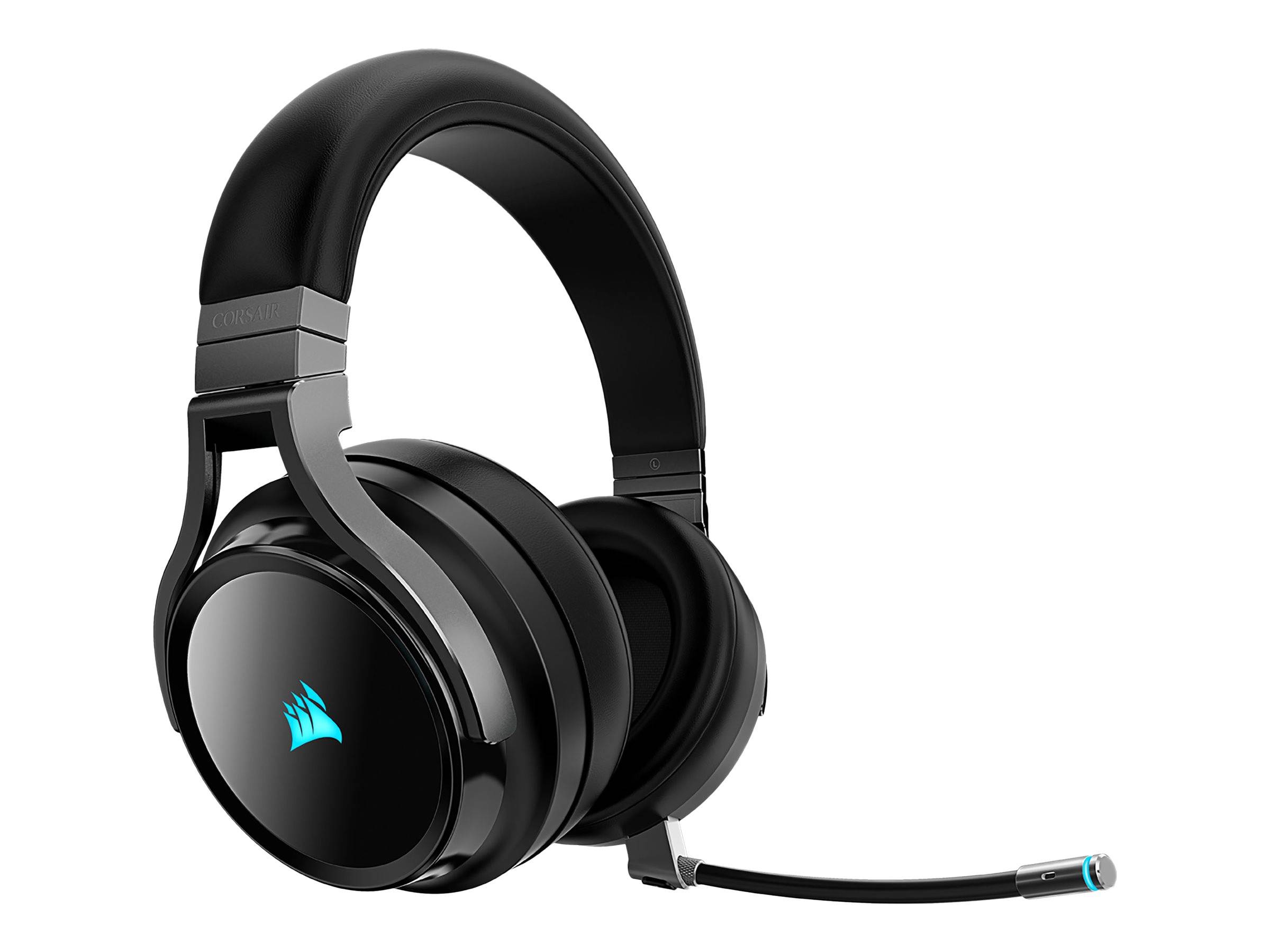 Corsair Virtuoso RGB Auricolare Con cavo e senza cavo A Padiglione Gaming USB tipo A Carbonio-5