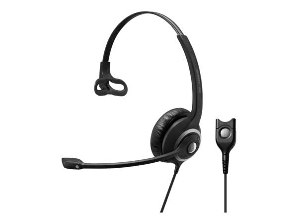 EPOS IMPACT SC 230 Auricolare Cablato A Padiglione Ufficio Nero, Argento