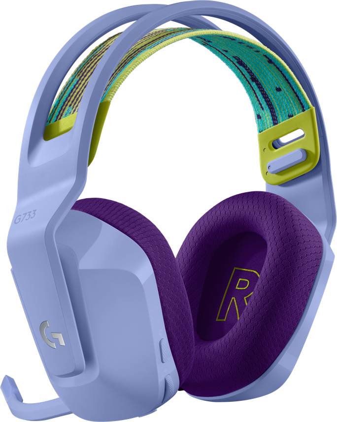 Logitech Gaming G733 LIGHTSPEED Cuffie On Ear Senza fili (via radio) 7,1 Surround Viola regolazione del volume Gaming-8